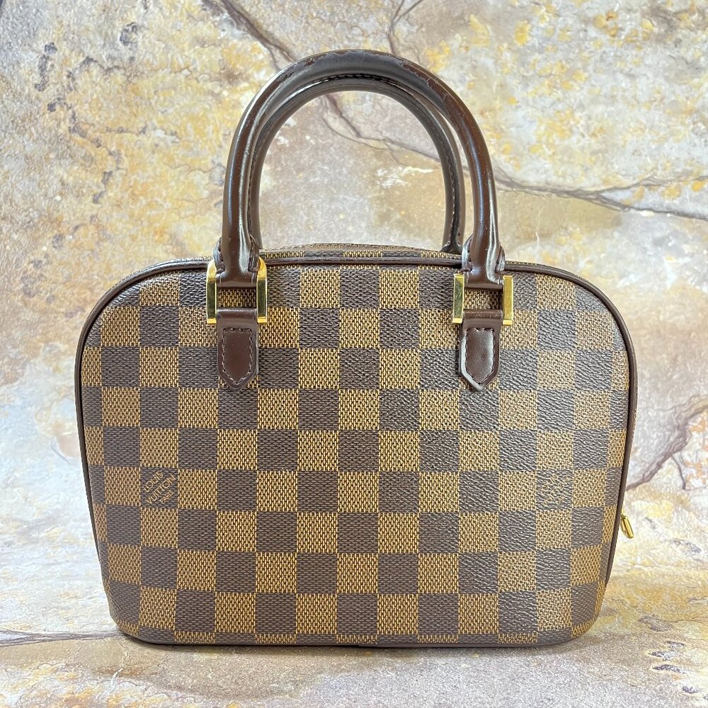 Louis Vuitton Sarria Mini Damier Ebene Top Handle Bag